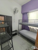 [AIRCOND AVAILBLE] Fully Furnished Single Room at Kota Damansara, Petaling Jaya