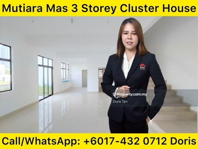 Cheapest 3 Storey cluster house in Mutiara mas
