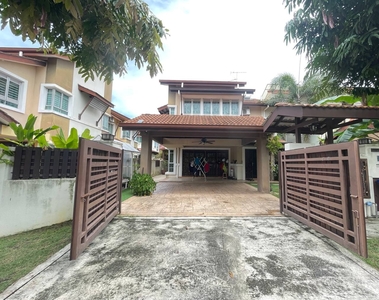 FACING OPEN/PLAYGOUND | FULLY RENOVATED | END LOT Double Storey Superlink Denai Alam Shah Alam