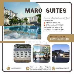 For Sale MARQ Suites townhouse @ Batu Kawah