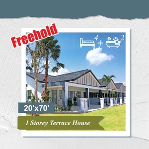 FREEHOLD 1 Stry House @ GOPENG ( LPPSA FULL LOAN + Booking RM 1 je)