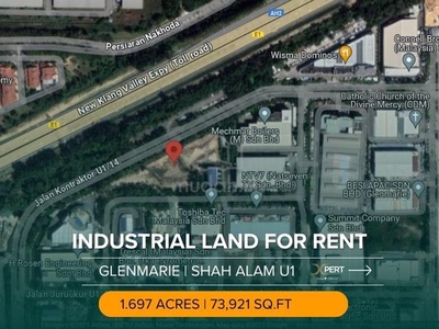 Industrial Land for Rent, Hicom Temasya Glenmarie, Shah Alam U1