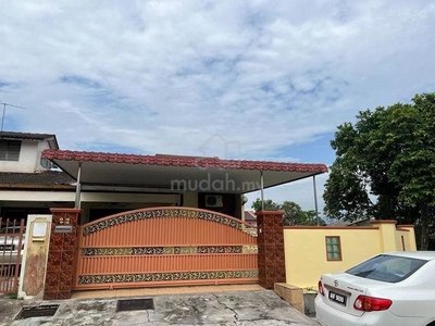 Ipoh gunung rapat renovated extended 1 storey corner house for sale