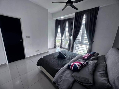 Johor Bahru Town Twin Galaxy Residence Renovated Fully Furnished 936sf