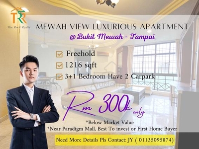 Mewah View Luxurious | Full Loan Unit | Below Market | Good Condition