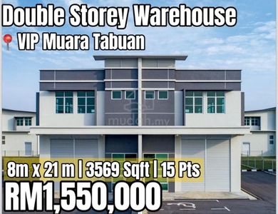Muara Tabuan Pending VIP Double Storey Warehouse 15 Points