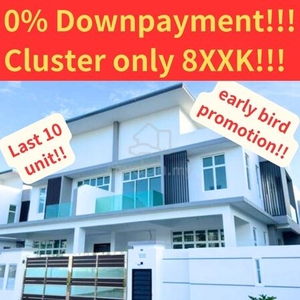Near Tuas/Near Second link/Cluster House/Double Storey/Skudai/Pulai