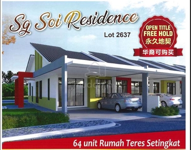 SINGLE STOREY TERRACE SG SOI RESIDENCE BOOKINg RM500 ONLY