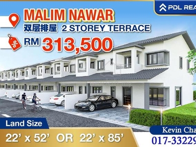Strategic Location of Taman Malim Nawar 2 Storey Terrace House, 6 Room
