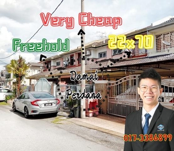 Super Cheap Damai Perdana 2 Sty House Cheras Kuala Lumpur Near School