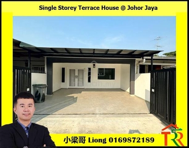 Taman Johor Jaya Jalan Teratai Single Storey Terrace House