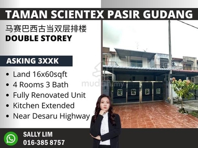 Taman Scientex Pasir Gudang Double Storey Fully Renovated