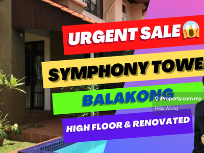 Urgent Sale! Symphony Tower (Menara Simfoni) Condo @ Balakong For Sale