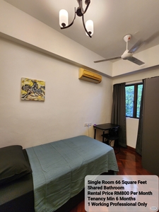 Cozy Single Room at Angkasa Impian 2, Bukit Bintang, KL