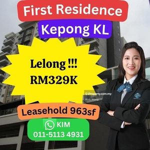 Cheap Rm121k First Residence @ Kepong Kl