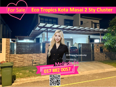 Eco Tropics Kota Masai Renovated 2 Storey Cluster House 4bed