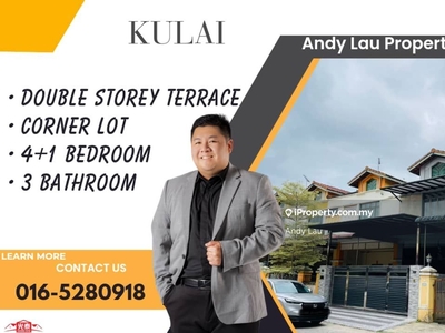 Taman Lagenda Putra, Kulai Double Storey Corner For Sale