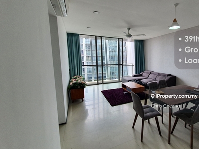 39th high floor, loan fully settled, tenanted, ground floor parking