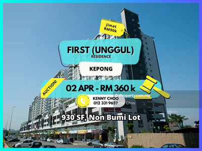 Bank Auction Save Rm90k First Unggul Residence @ Kepong KL