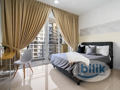 Exclusive Fully Furnished Medium Room with Balcony, at KL Area