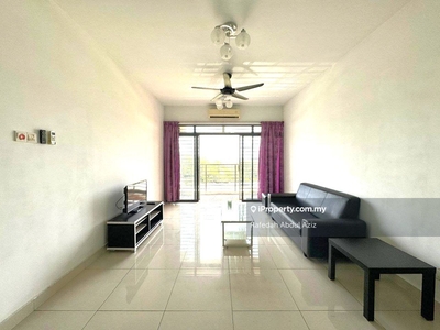 Fully furnished with balcony.