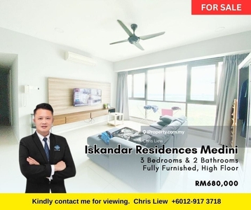 Iskandar Residence @ Medini high fully furnished unit, unblock view