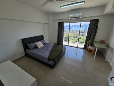 Master Room with Own Big Balcony [Sea View Tower, Butterworth]