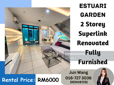 Puteri Habour, 2 Storey Superlink 24x75, Renovated, Fully Furnished