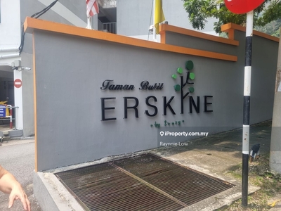Taman Erskine Apartment near Market 3-Bedrooms 700sf 1-Carpark