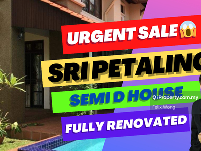 Urgent Sale, 2.5 Storey Semi D House Sri Petaling KL