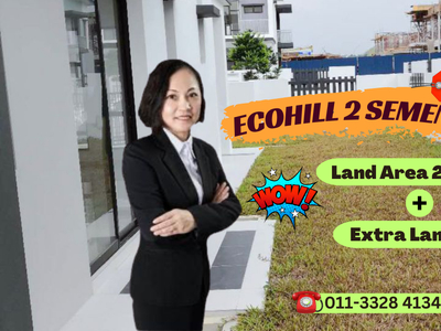 Brand New 2 Storey Terrance End Lot With Land @ Setia Ecohill 2 Semenyih For Sale