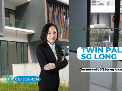 Good Feng Shui 3 Storey Corner Unit Luxury Bungalow Twin Palm Sg Long Kajang For Sale