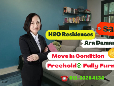 H2O Residences Ara Damansara Selangor @ Move In Condition Condo For Sale
