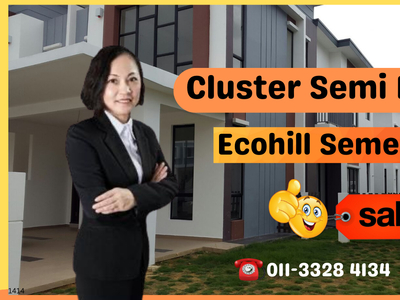 Setia Ecohill Semenyih Selangor @ Double Storey Semi D House For Sale