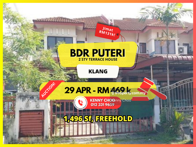 Bank Auction Save Rm131k 2 Storey House @ Bandar Puteri Klang