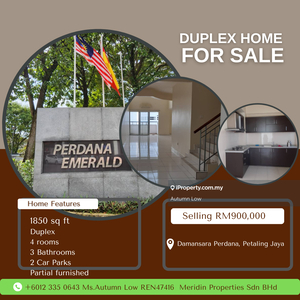Duplex condo at prime location for sale