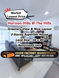 Market Lowest, Greenery View Horizon Hills Superlink House