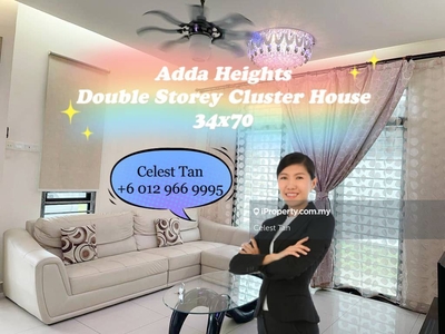 Taman Adda Heights 34x70 Double Storey Cluster House