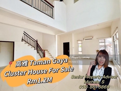 Taman Gaya Cluster Double Storey House For Sale