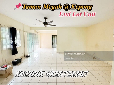Taman megah 2sty End Lot for sale
