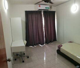 Female Unit Subang Bestari Full Furnished Balcony Room for Rent