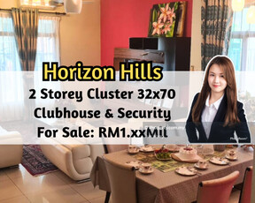 Horizon Hills, 2 Storey Cluster 32x70, Clubhouse, Security, 4 Bedroom