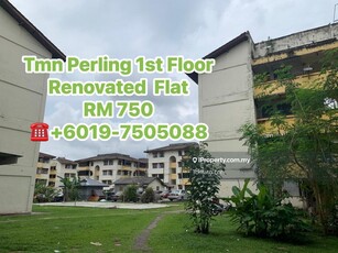 Taman Perling 1st Floor (Renovated) Flat For Rent
