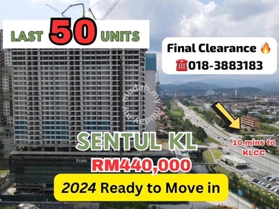0% DP, Cheapest Sentul Project_950sf_3r2b, Ready 2024, Free Furnished!