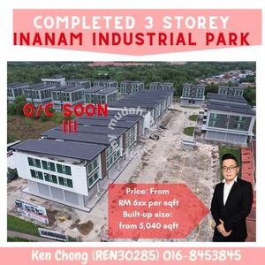 Angco Industrial Park|Completed 3 Storey Warehouse| Inanam|Tuaran