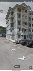 Apartment Cheng Ria Malim corner lot Below Value