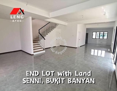 END LOT with LAND Brand New 2 Storey Terrace Hse SENNI BUKIT BANYAN