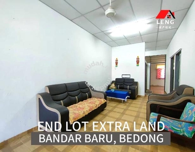 END LOT WITH LAND EXTENDED 1 Storey Terrace House BANDAR BARU BEDONG
