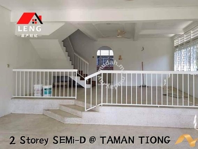 【GOOD CONDITION】 2 Storey SEMi DETACHED TAMAN TIONG SP TOWN AREA