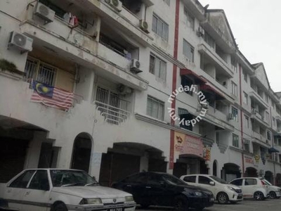 Melaka City, Kota Flat 1st floor duplex re furbished unit for sale